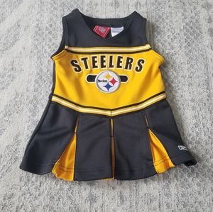 NFL Steelers baby girl 12 month cheerleader dress